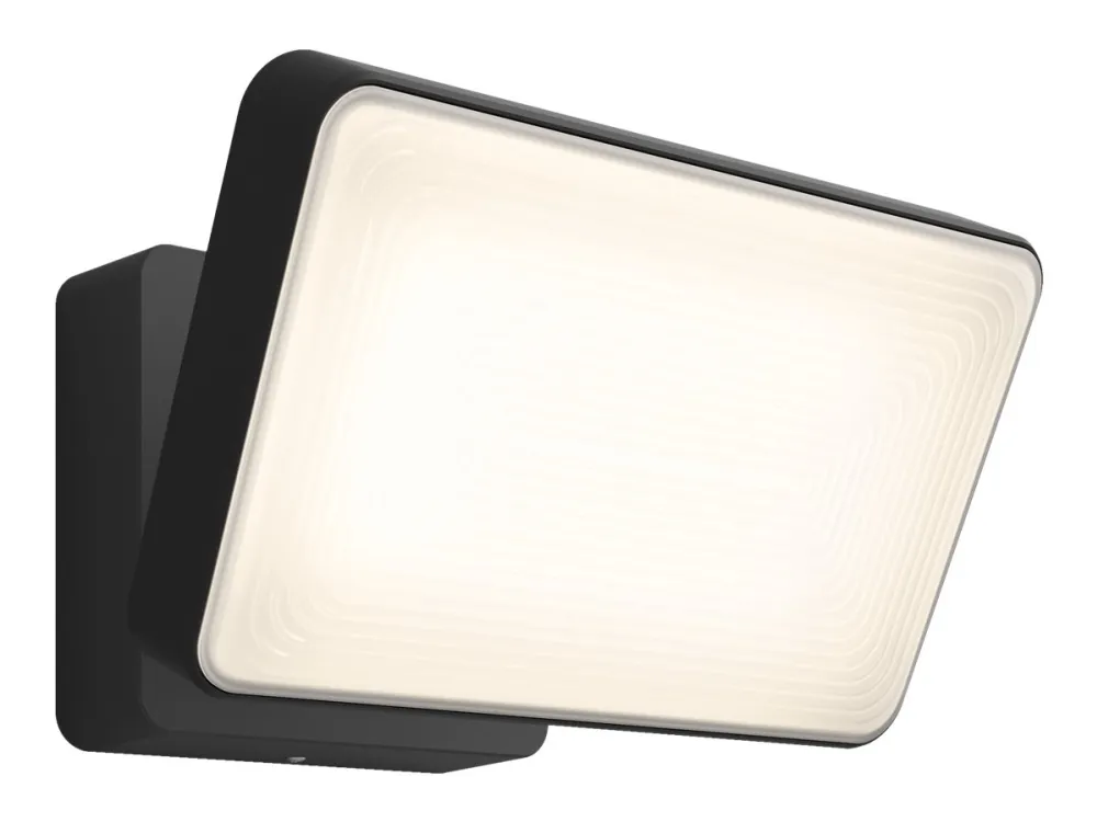 Philips Hue White ambiance Welcome - Projektører - LED - 20.5 W - klasse E - varmt hvidt lys - 2700 K - sort