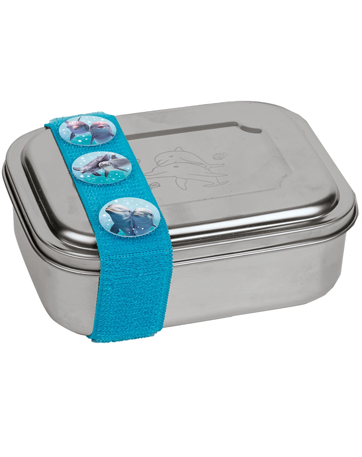 Edelstahl-Lunchbox TAPIRELLA - DELFIN (15,5x11,5x6)