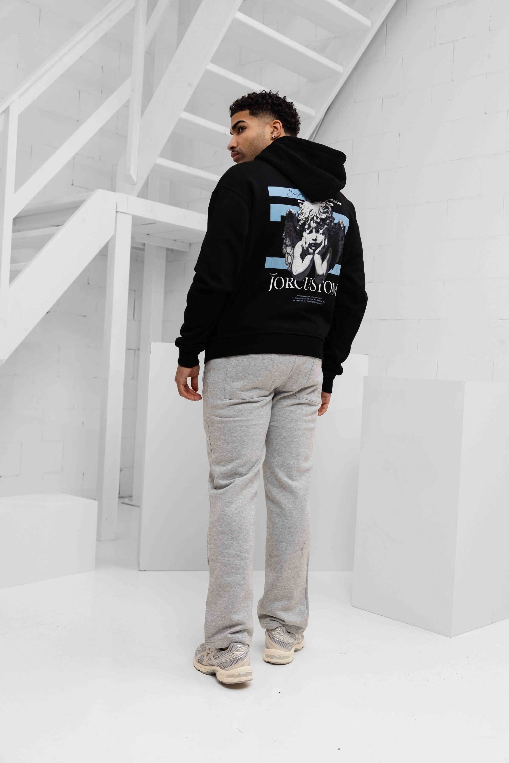 Jorcustom Fleece Angel 2.0 Broek Heren Grijs