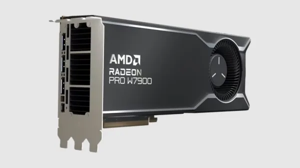 AMD Radeon Pro W7900 - Grafikkort - Radeon Pro W7900 - 48 GB GDDR6 - PCI Express 4.0 x16 (bagdrev) - 3 x DisplayPort, Mini DisplayPort