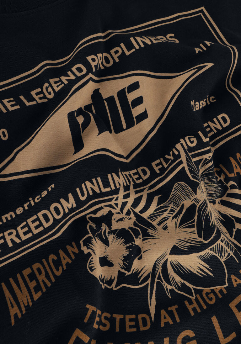 PME LEGEND blauwe pme legend t-shirt short sleeve r-neck single jersey lw play