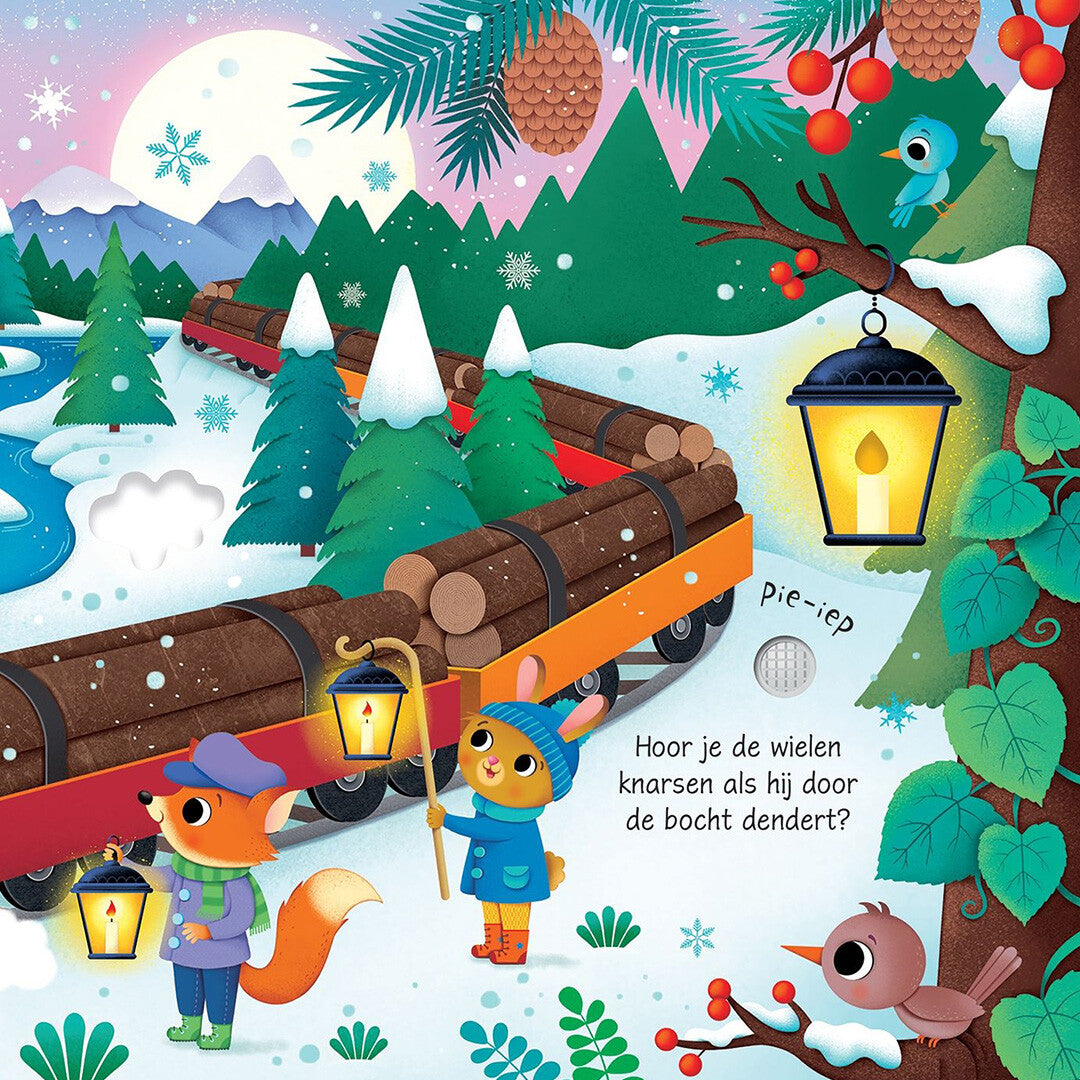 Uitgeverij usborne geluidenboek met de trein