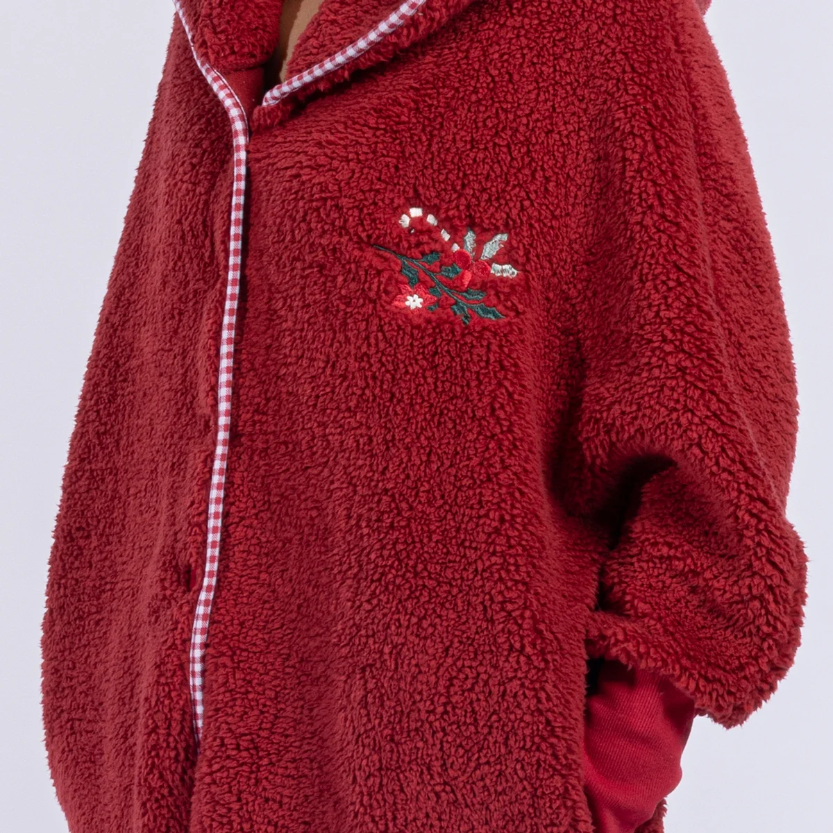 Peignoir femme HOUX bordeaux