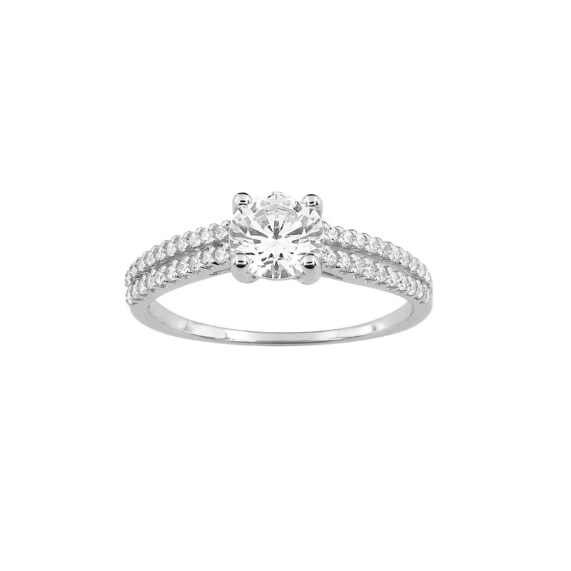Bague Femme - Oxyde de zirconium - Or 9 Carats