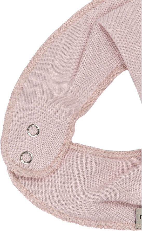 Mikk-Line Cotton Bibs - Triangle Dark rose