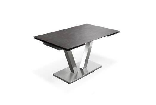 MONDO Esstisch TABLET 160-250 x 100 cm Keramik anthrazit
