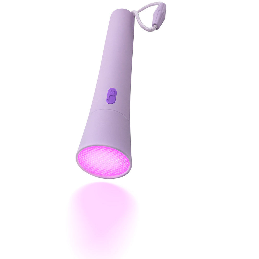 Lalarma zaklamp paars