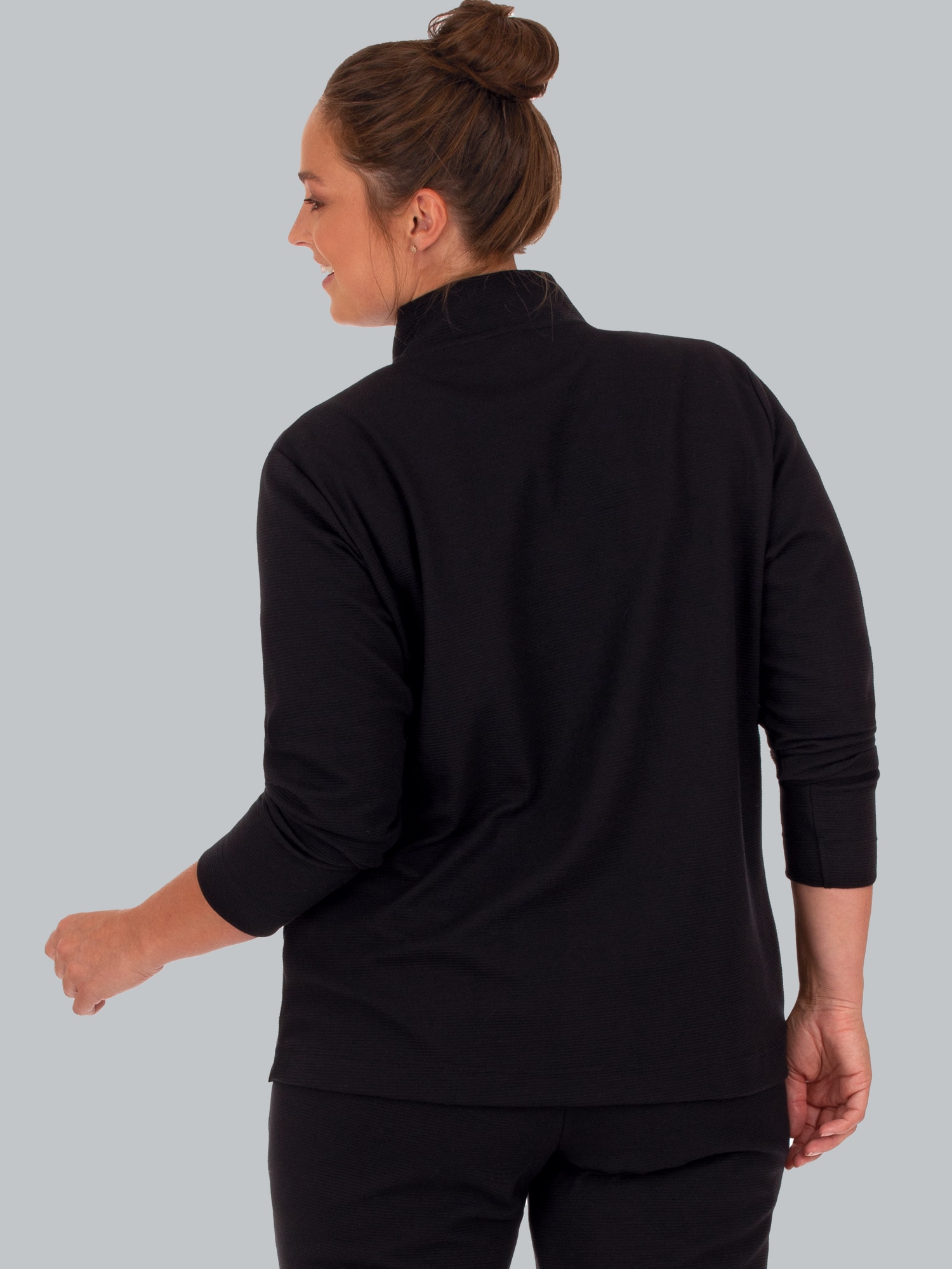 Jacke mit funkelnden Strass-Steinen Schwarz