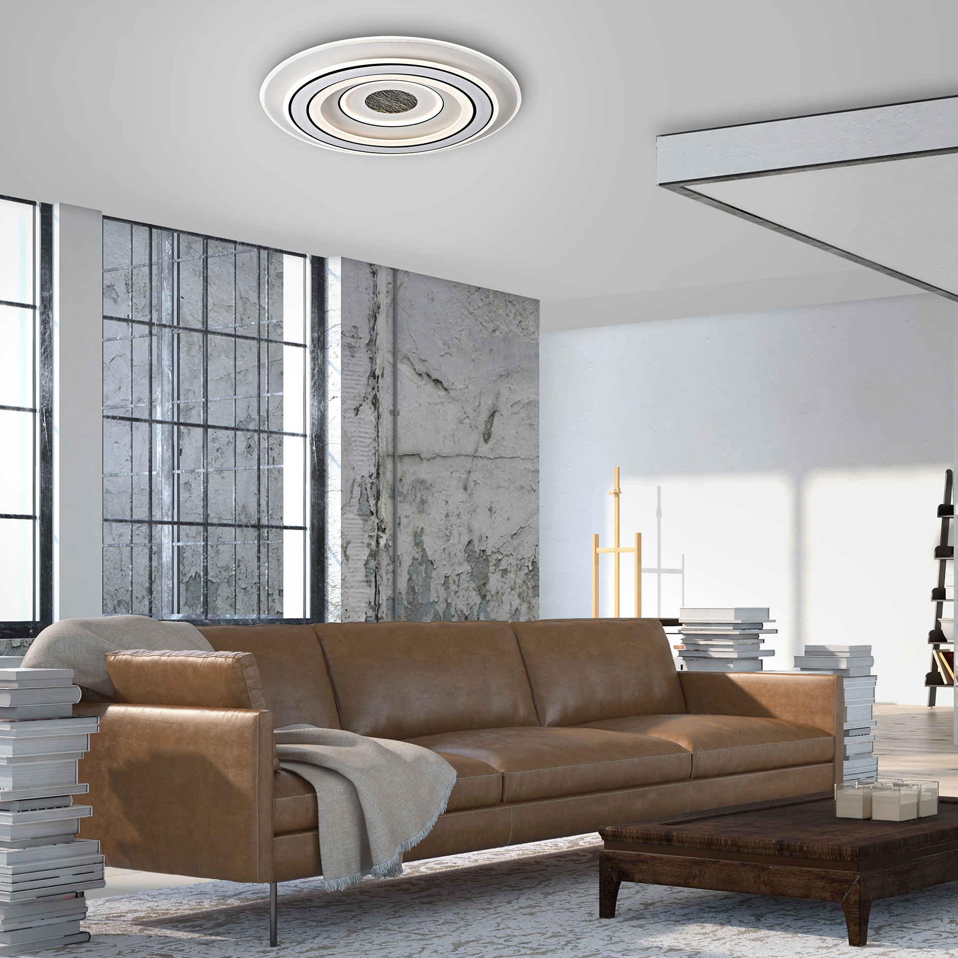 LED-Deckenleuchte - weiß - dimmbar - Ø 40 cm