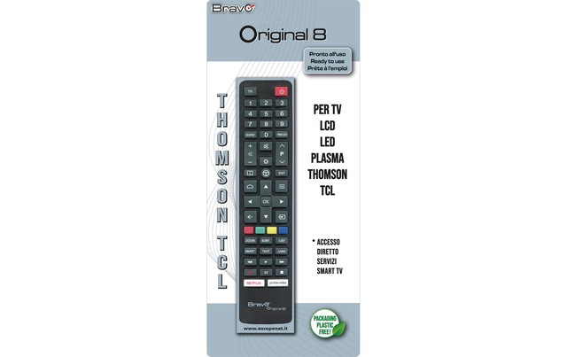 Fernbedienung »CE Bravo ORIGINAL 8 Thomson/TCL« 1-in-1