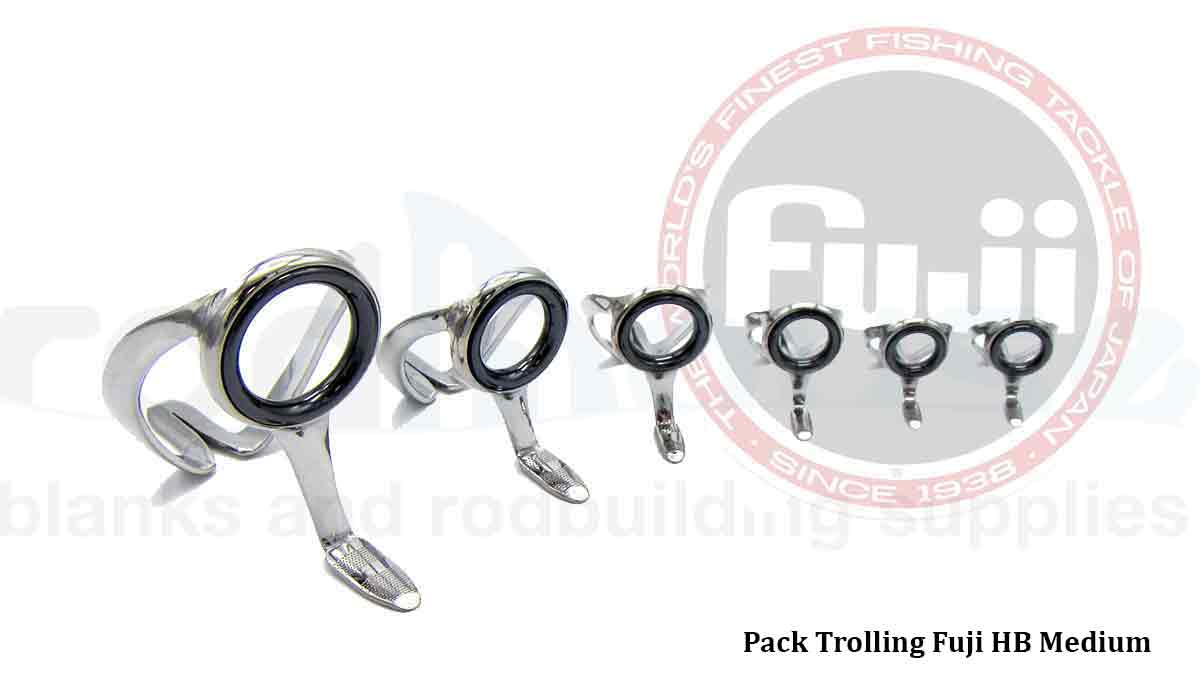 Anneau Pack Trolling Fuji HB Medium Pack Trolling 30-50 Lbs de 5'7 à 6'6