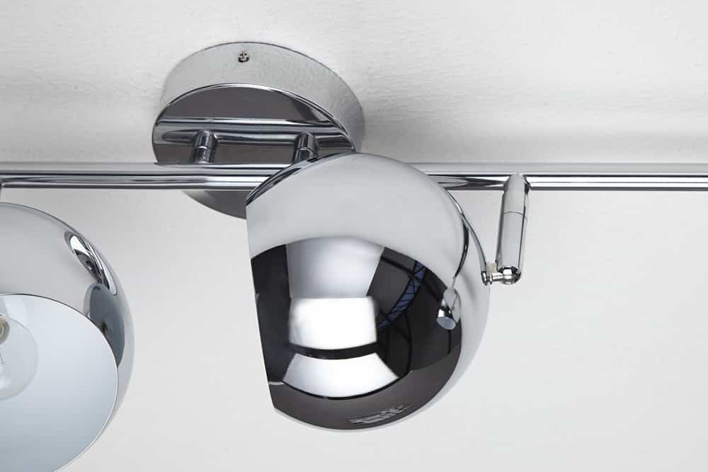 Moderne Deckenleuchte BUBBLE  105cm silber Chrom Pendelleuchte