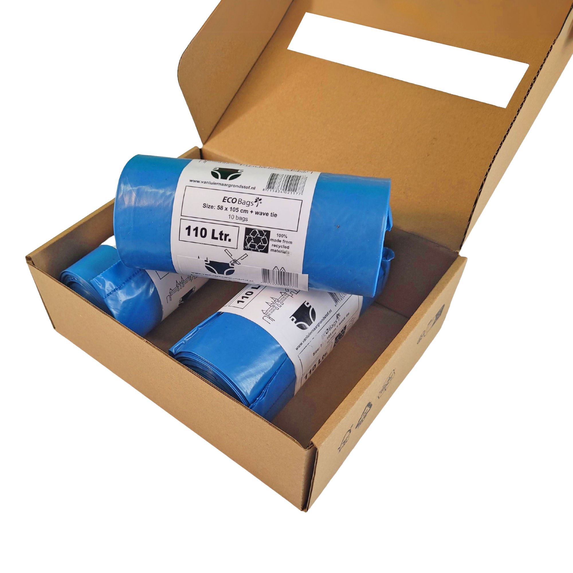 Diaper Champ ECO Bags – Umweltfreundliche Müllbeutel aus 100% recyceltem Material - 100 Liter