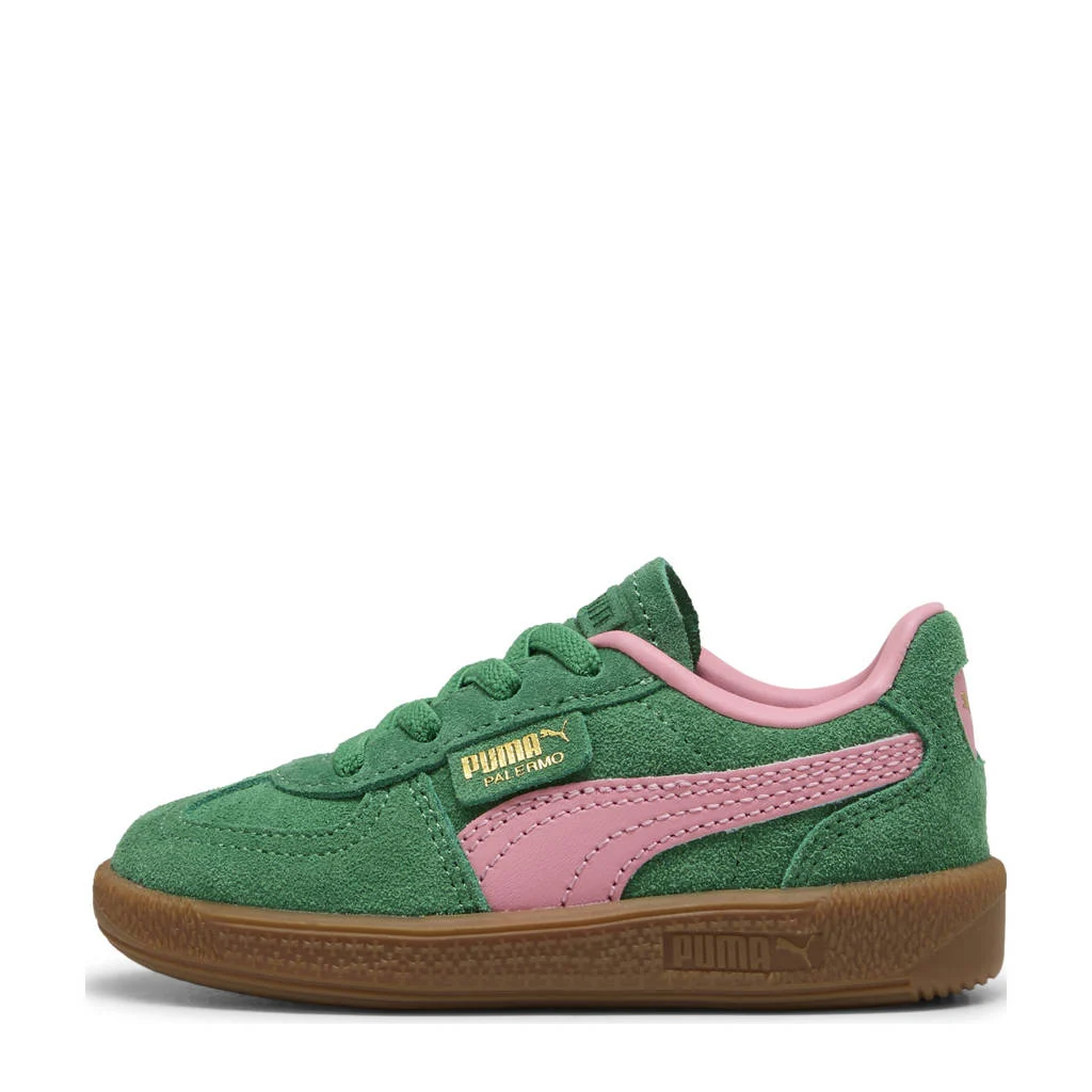 Puma Palermo AC sneakers groen/roze