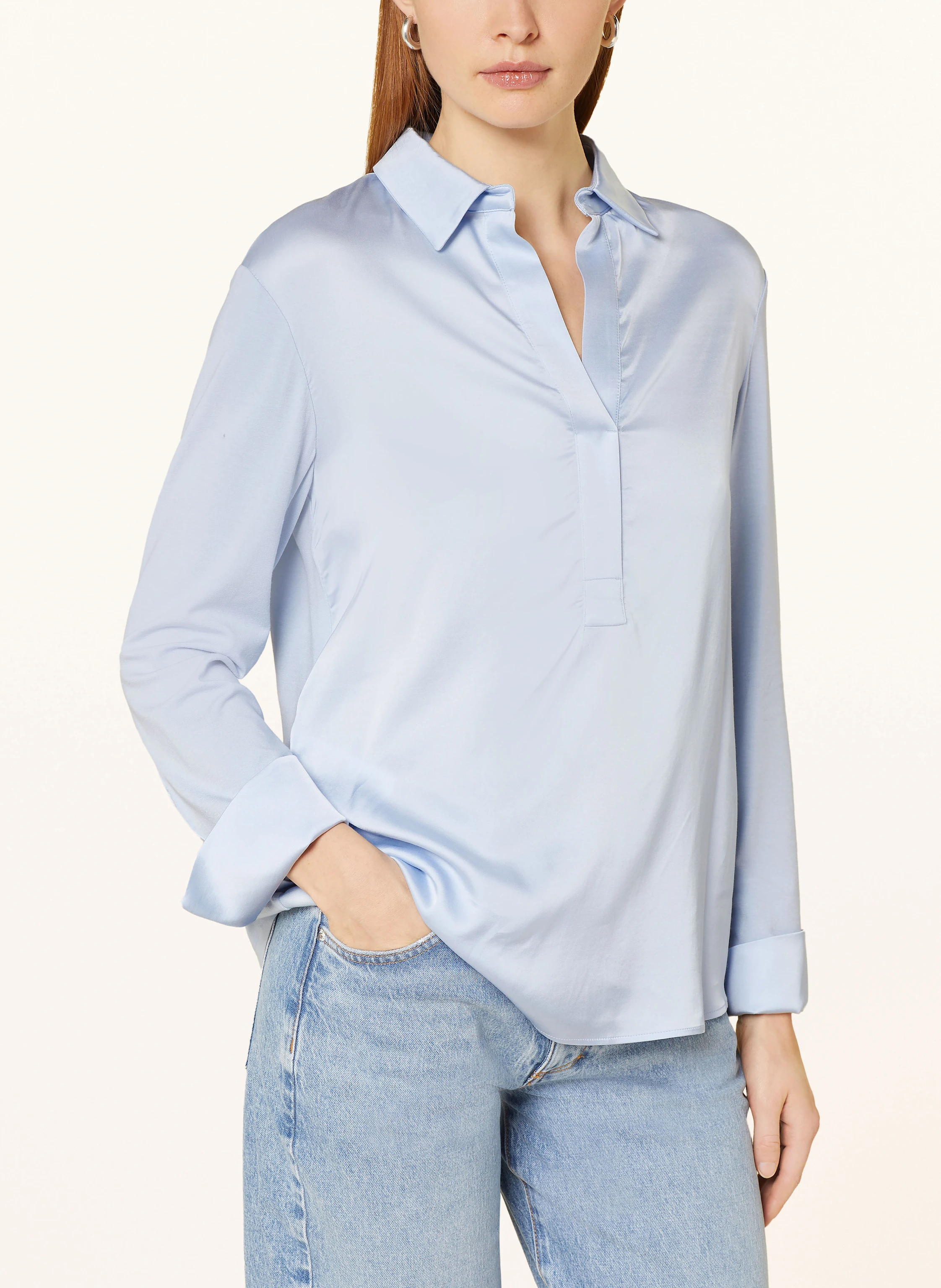 ELENA MIRO Blusenshirt im Materialmix