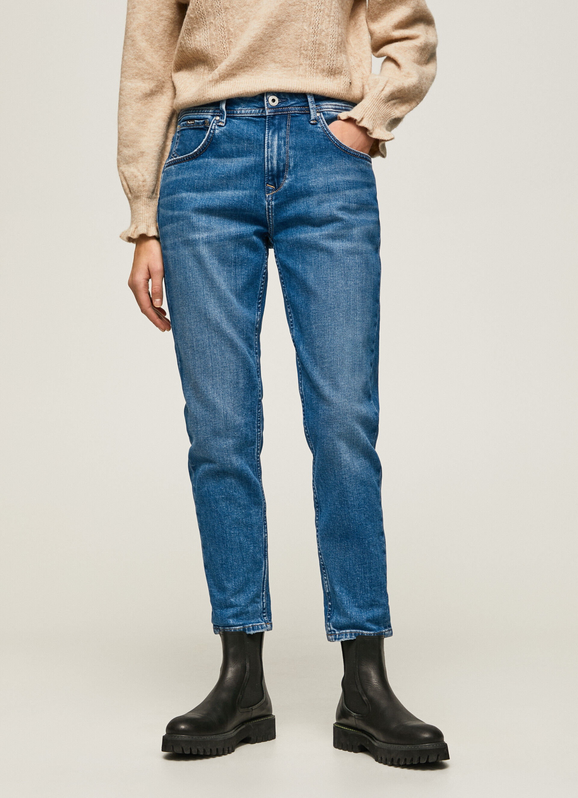 Calça jeans VIOLET FIT Relaxed High Waist - jeans