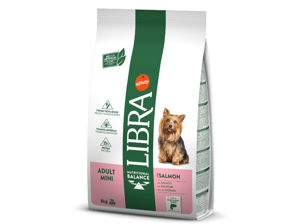 RAÇÃO PARA CÃO MINI LIBRA SALMÃO 8KG