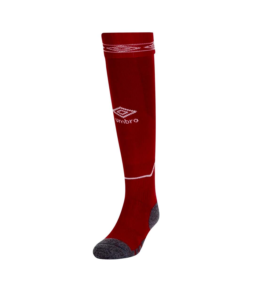 Umbro - Chaussettes de foot DIAMOND (Rouge / Blanc) - UTUO227