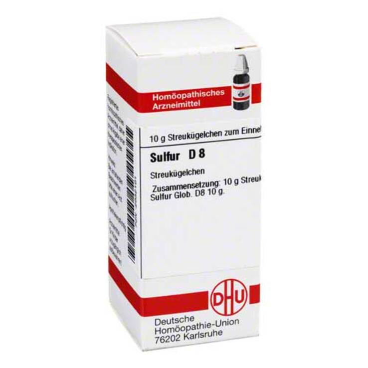 DHU Sulfur D 8 Globuli, 10 g