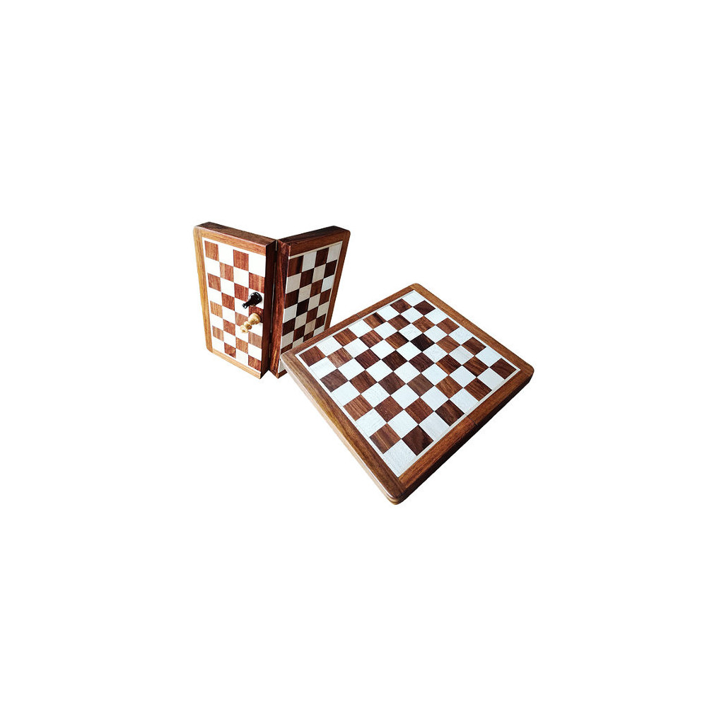 Echecs Pliable Magnétique 18cm en Palissandre