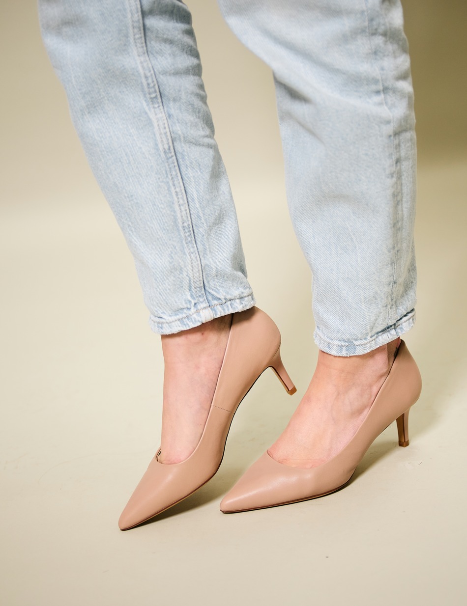 Glattleder Pumps