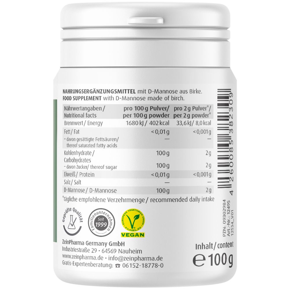 ZeinPharma® Natural D Mannose Pulver