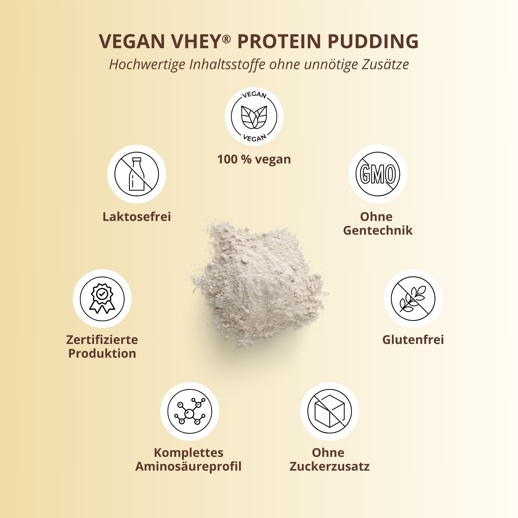 nutri+ Protein Pudding Pulver Vegan - 800g