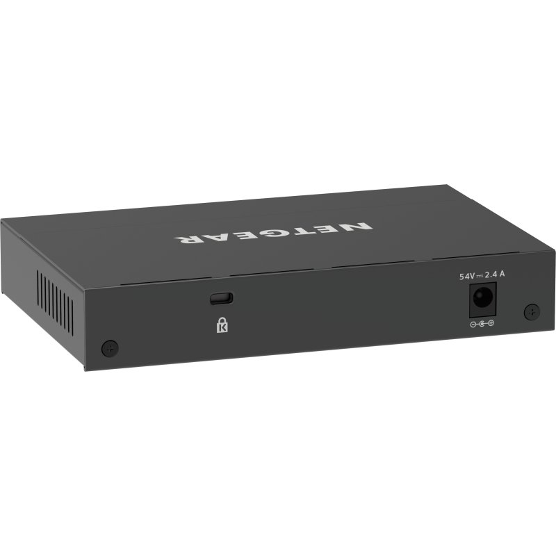 NETGEAR 8-Port Gigabit Ethernet High-Power PoE+ Plus Switch (GS308EPP) Géré L2/L3 Gigabit Ethernet (10/100/1000) Connexion Ethernet, supportant l'alimentation via ce port (PoE) Noir