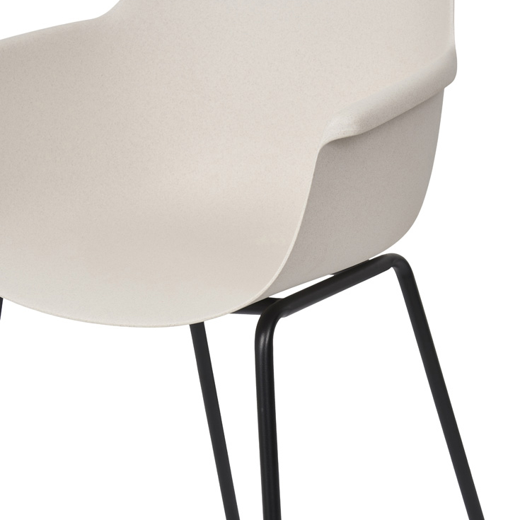 Tuinstoel Dorian kunststof creme