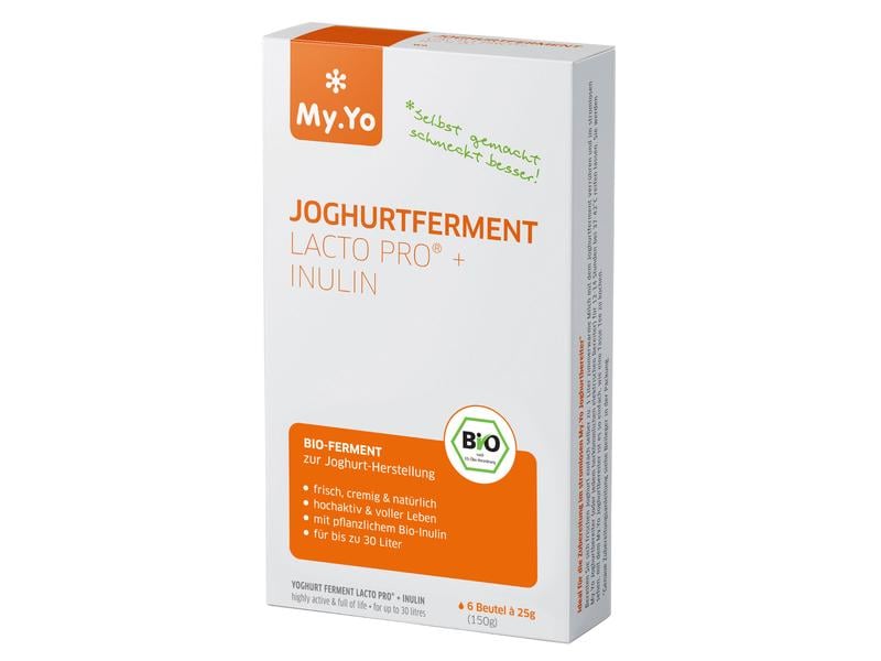 My. Yo Bio Joghurtferment Lacto Pro & Inulin 6 x 25 g Hochkonzentrierte Joghurtfermente