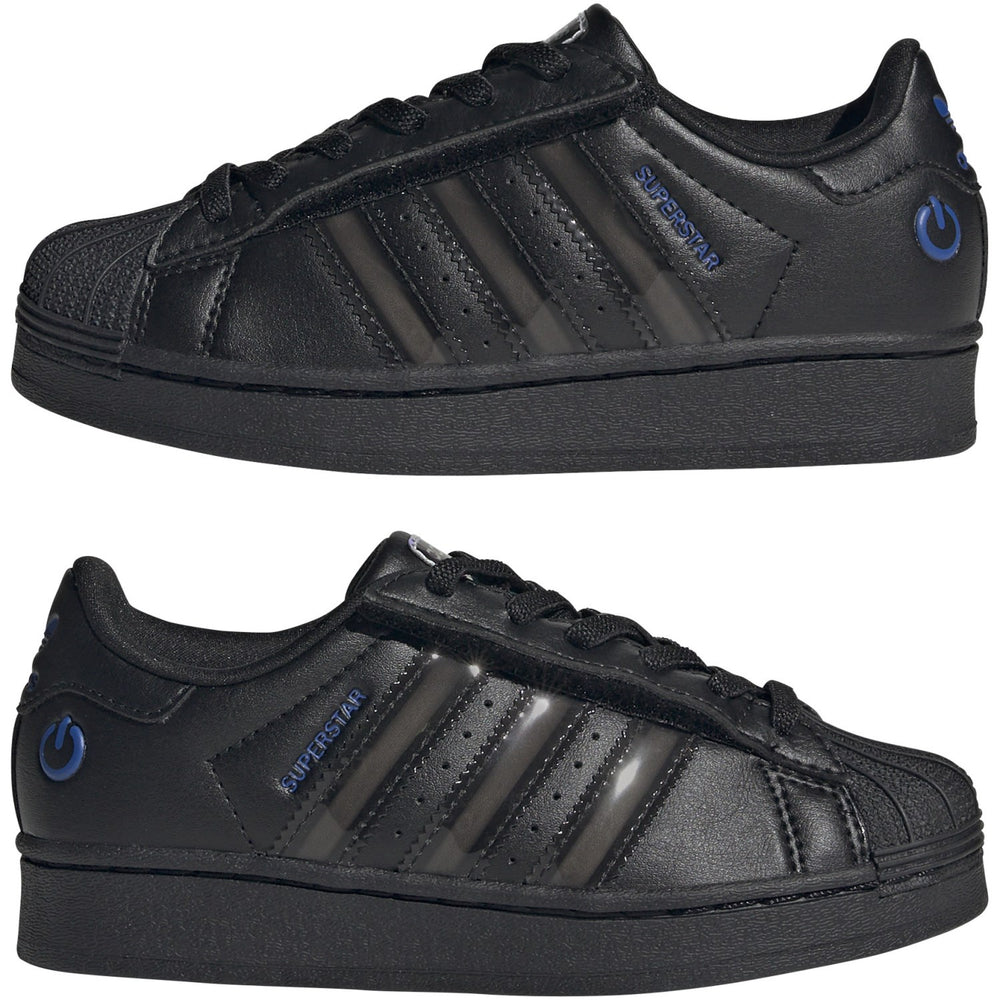 Køb adidas Originals Core Black/Core Black/Preloved Violet Superstar Led Lights Cf El C Sneakers