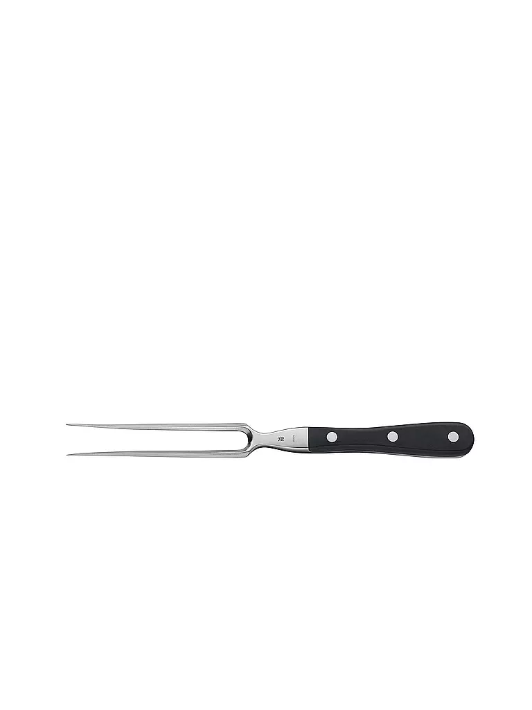 WMF Fleischgabel SPITZENKLASSE PLUS 12cm Cromargan Schwarz schwarz
