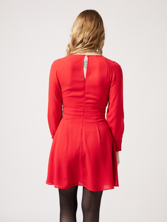 Robe patineuse manches longues