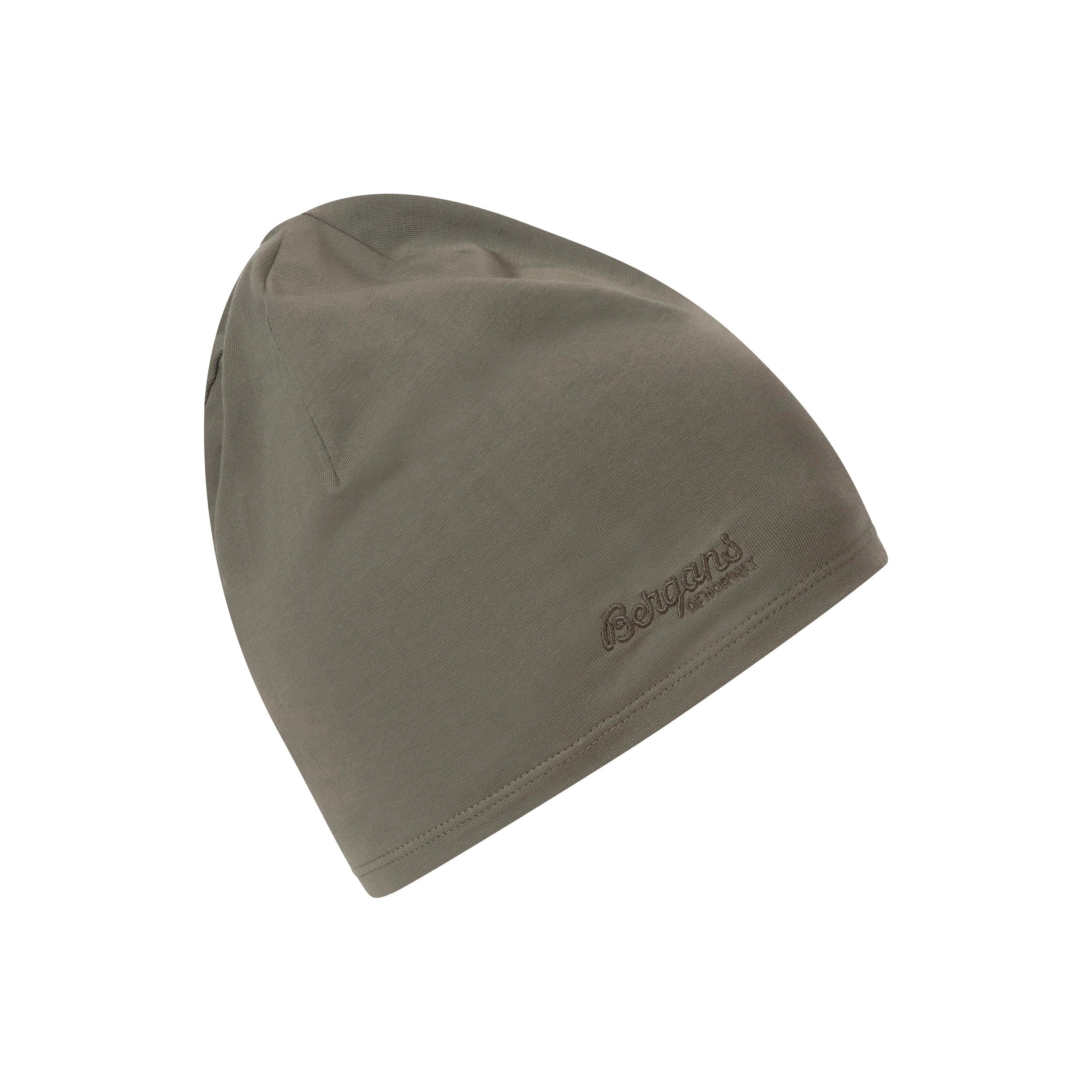 Cotton Beanie Green Mud