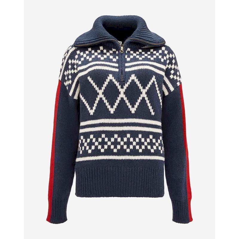 Setesdal Zip Up Sweater - Pull en laine mérinos femme
