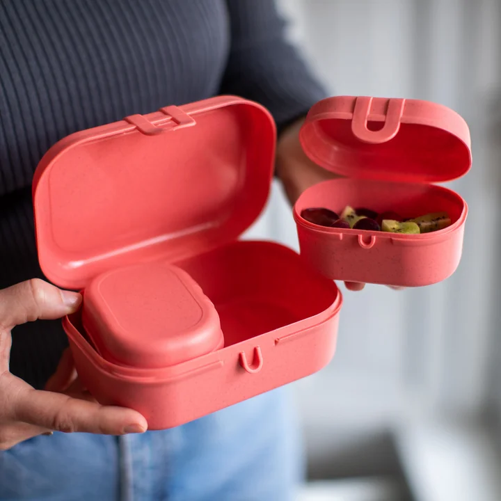 Koziol - Pascal Ready Mini Lunchbox-Set, nature leaf green