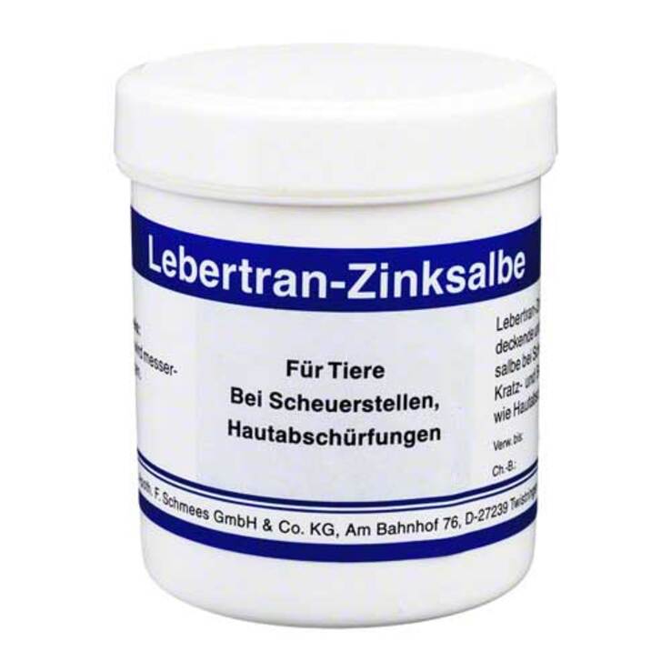 Lebertran Zinksalbe vet. (für Tiere), 100 g
