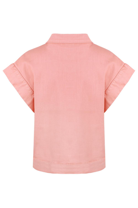 Fluresk oranje dames gilet