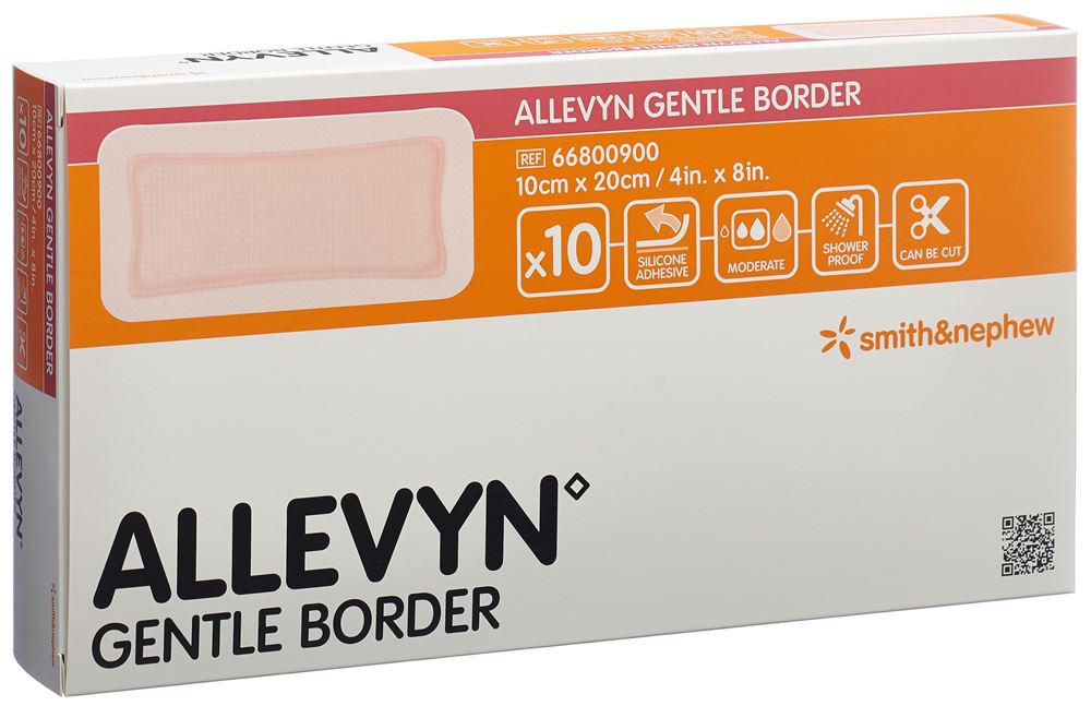ALLEVYN Wundverband 10x20cm 10 Stk