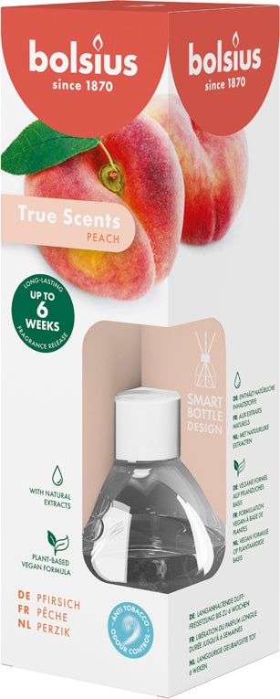 Bolsius geurstokjes True Scents Peach 60 ml