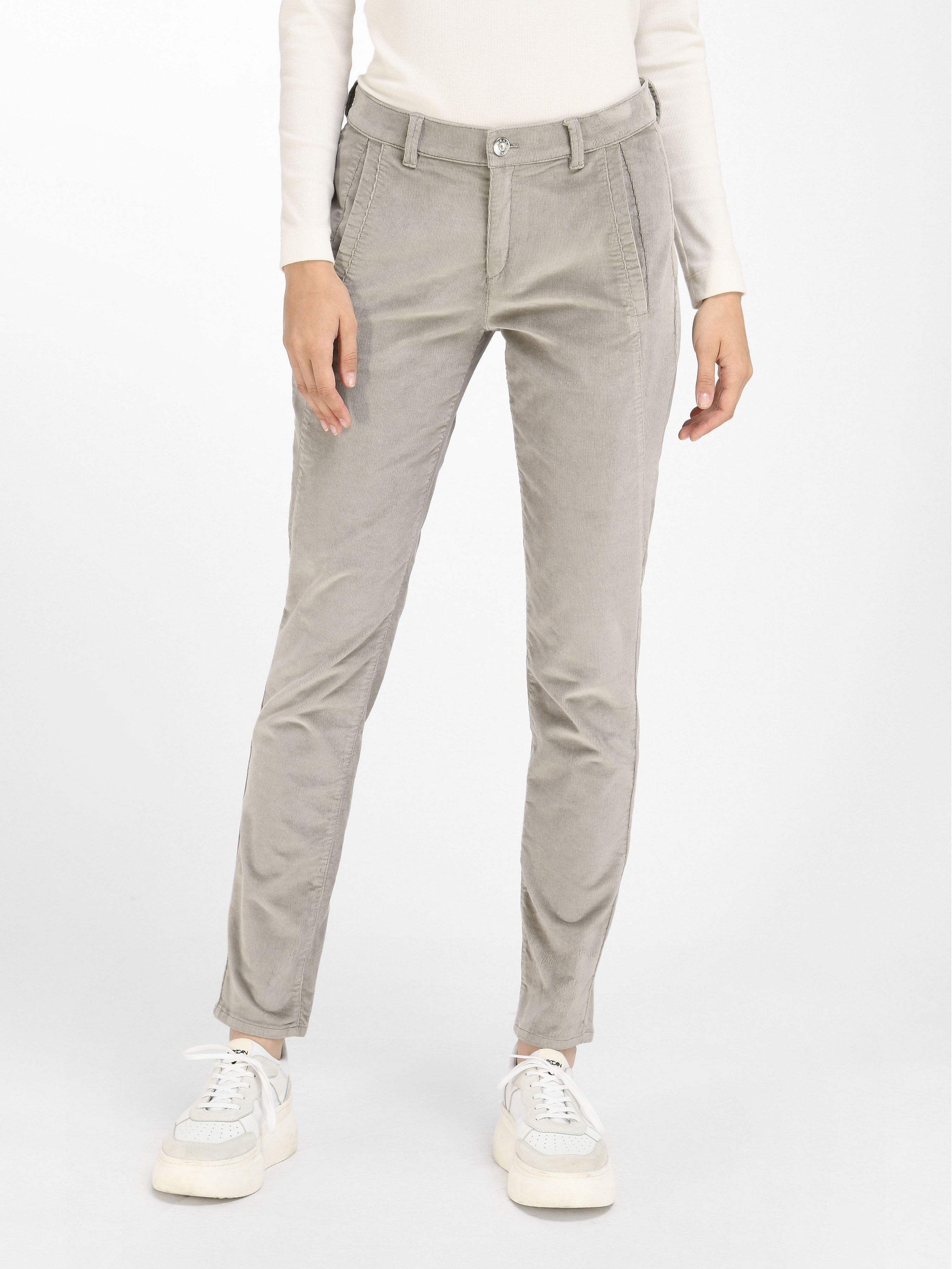 Relaxed Fit-Feincord-Hose