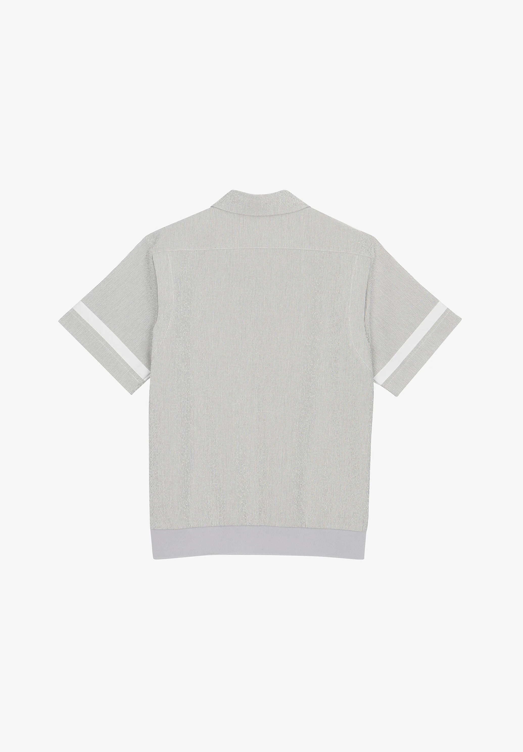 Polo en seersucker A.P.C. Golf - Gris