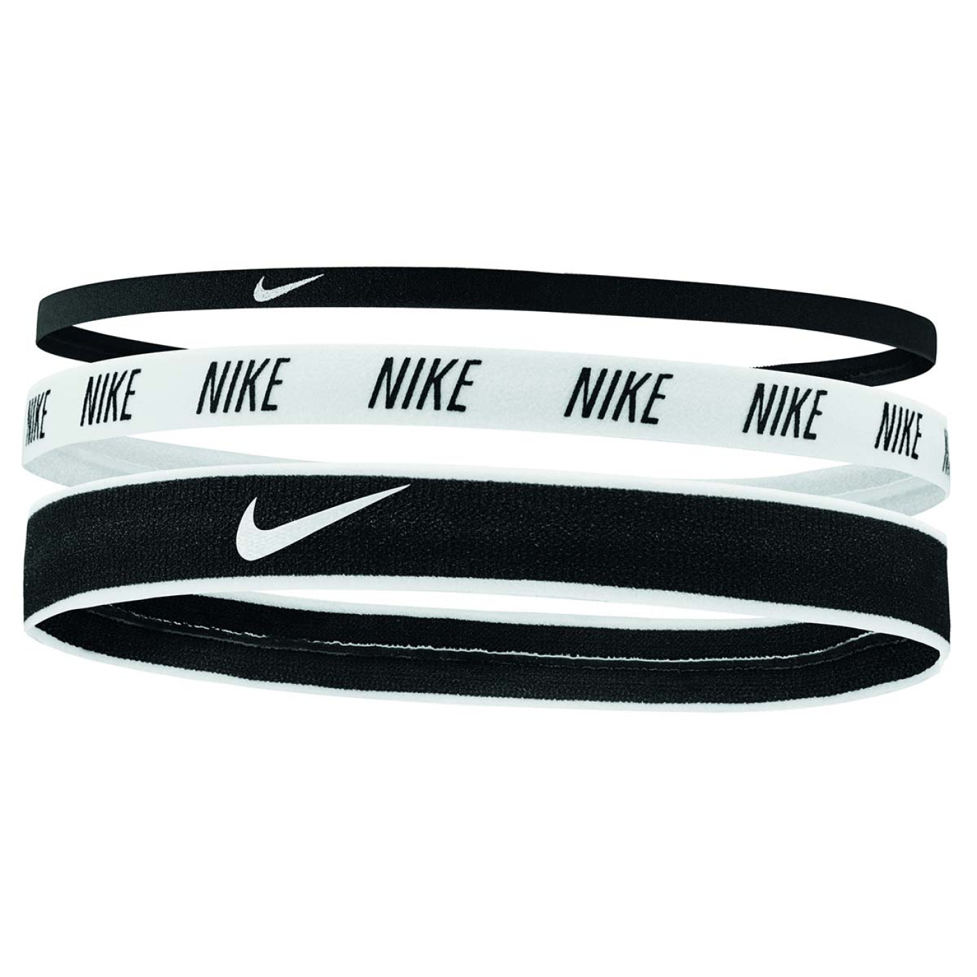 Nike Haarbanden Mix 3-Pack Zwart Wit