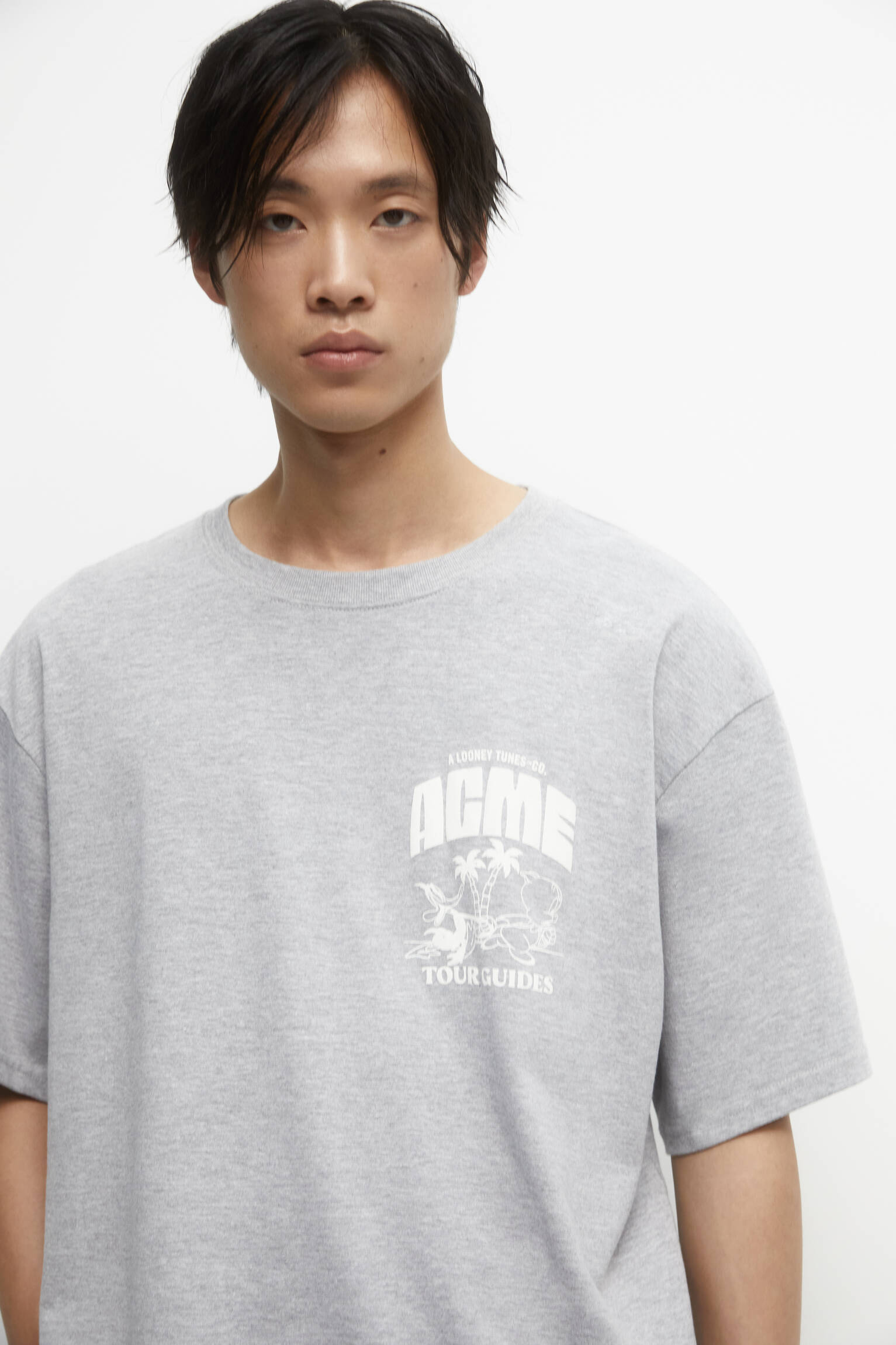 CAMISETA LOONEY TUNES CINZA - CINZA PESADO