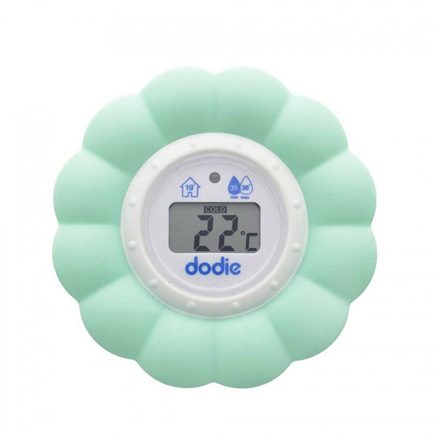 Thermomètre multifonction 2 en 1 bain et chambre - Doré
