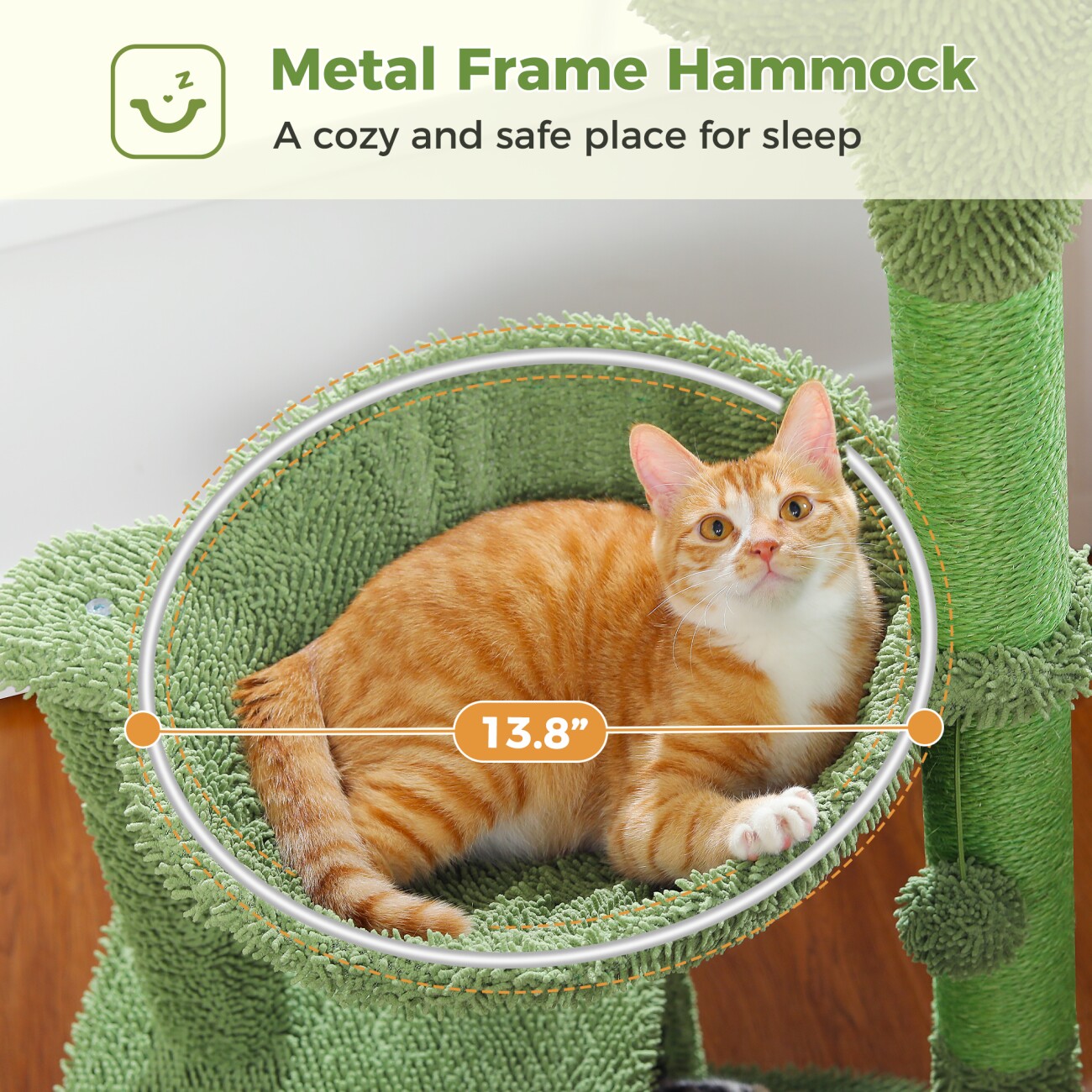 Pawz Road Kaktus-Kratzbaum 4-in-1 Design, 102 cm