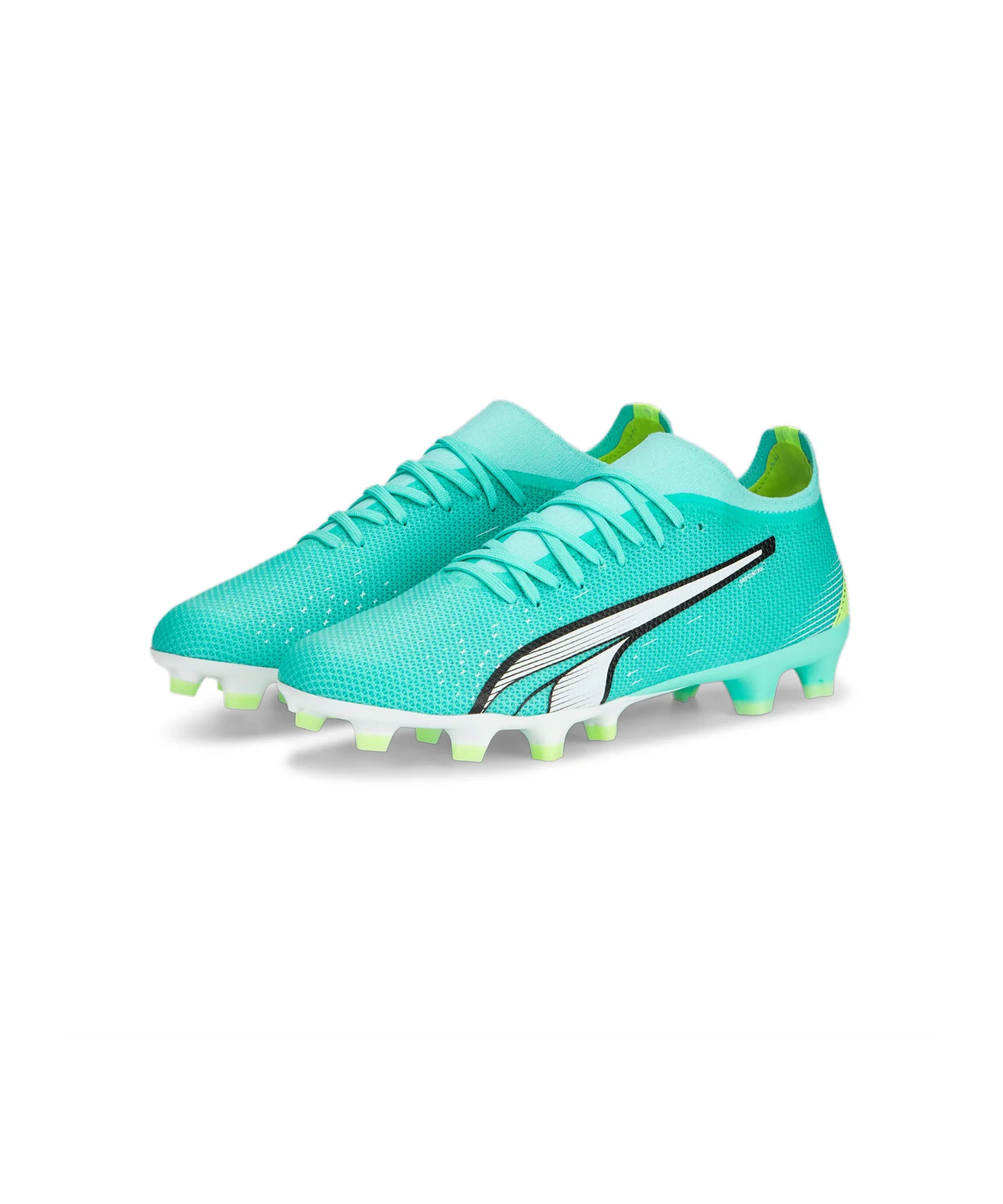 PUMA ULTRA Match FG/AG Pursuit Türkis Gelb Grün F03