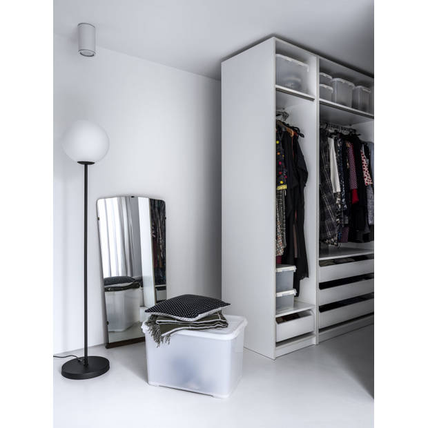 Curver Handy+ Recycled Opbergbox - 15L - Milky wit