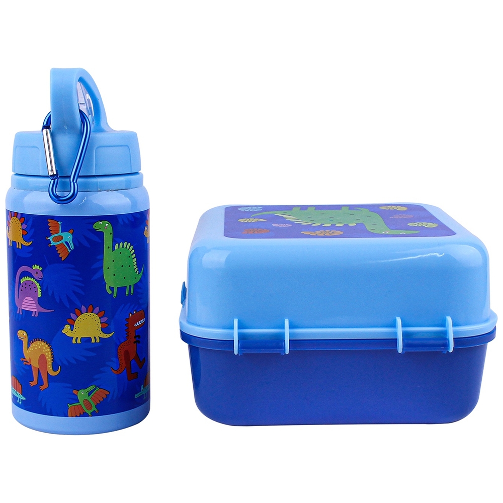 Dino-Lunchbox- und Flaschenset