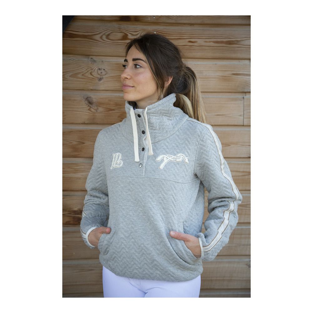 Pénélope PEPITA - Sweat Femme gris